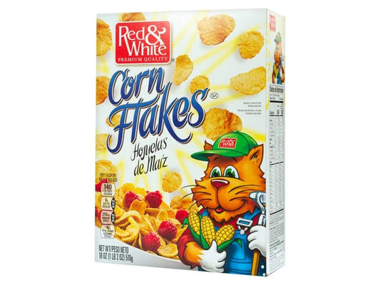Red and WHite Cornflakes